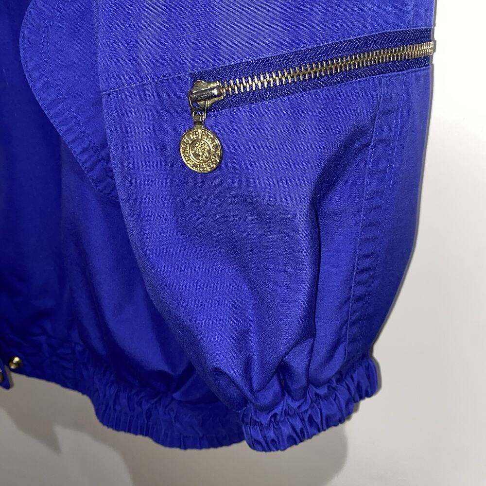 Vintage Mulberry Street Women’s Xl Full Zip Jacket Blue Purple Hues Retro Grunge View 4